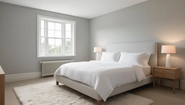 alt="Nettoyage de location de courte durée professionnels à Strasbourg – chambre beige propre et organisée"